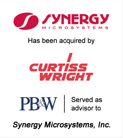 Synergy Microsystems Leading Industrial Controls Acquisitions