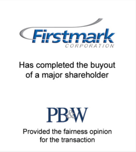 Firstmark Fairness Opinions PB&W