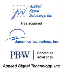 Applied Signal Technology Security & Intel Acquisitions