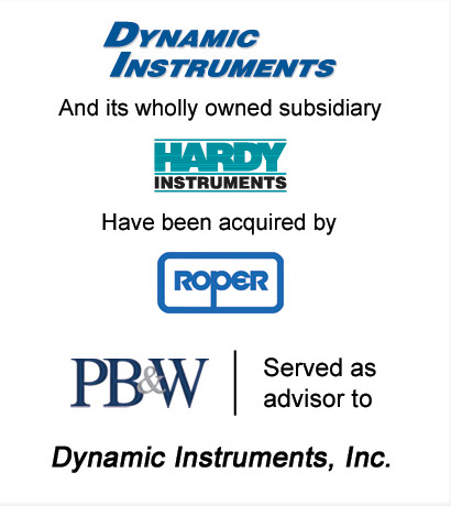 Dynamic Instruments Aerospace & Defense Acquisitions