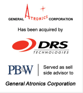 General Atronics Corporation Defense Investment Bank