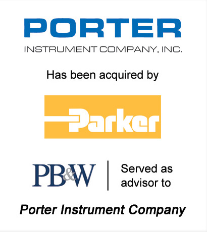 Porter Instrument Company Dental Investment Bankers