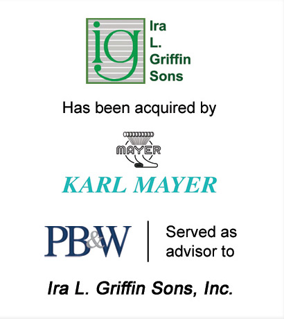 Ira L. Griffin Sons Textile Technology Mergers & Acquisitions