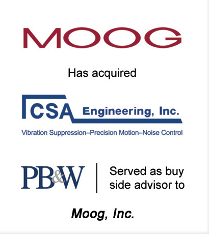 Moog Aerospace Investment Banks