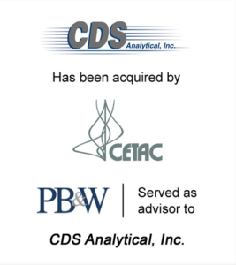 CDS Analytical Leading Medical Technology Acquisitions