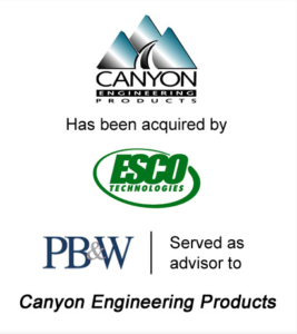 Canyon Engineering Products Aerospace Acquisitions