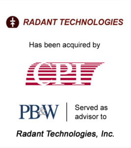 Radiant Technologies Security & Intel Acquisitions