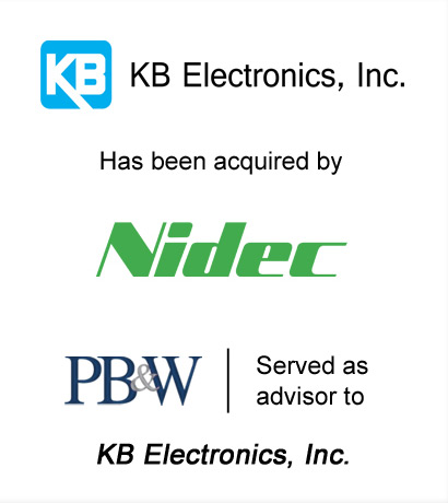 KB Electronics Industrial Controls Mergers & Acquisitions