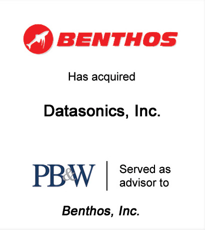 Benthos Underwater Technologies Acquisitions