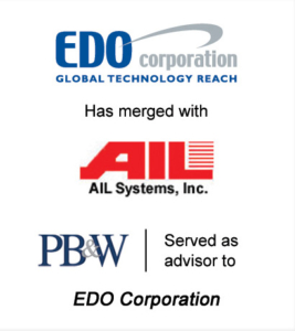EDO Corporation Aerospace & Defense Mergers